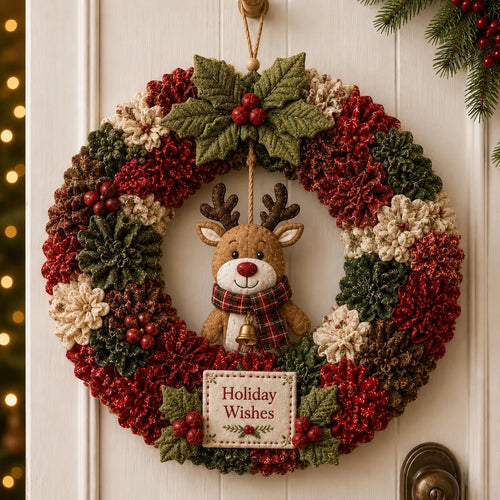 Evermont™ 3D Fabric Poke Wreath DIY Kit