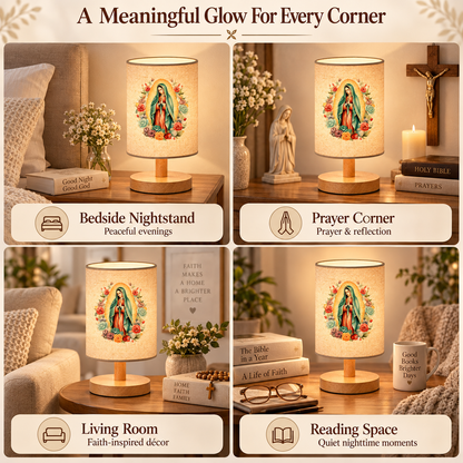 Divine Glow Virgin Mary Table Lamp