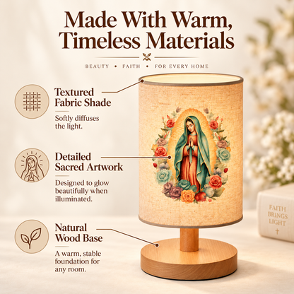 Divine Glow Virgin Mary Table Lamp